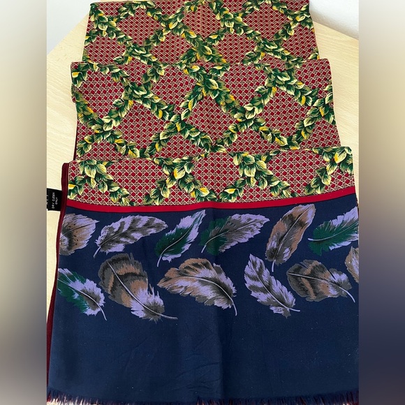 Vintage Christian Dior Long Scarf Silk Twill and Wool Rare Collectible 1987--90 - Picture 9 of 11